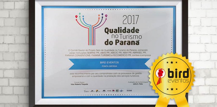 Selo de Qualidade no Turismo do Paraná